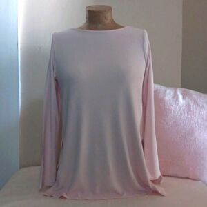 🩷J.Jill Pretty In Lite Pink In A  Fine Ribbed Rayon Blend